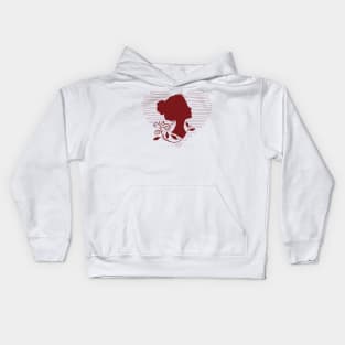 Happy Mother's and valentine day Kids Hoodie